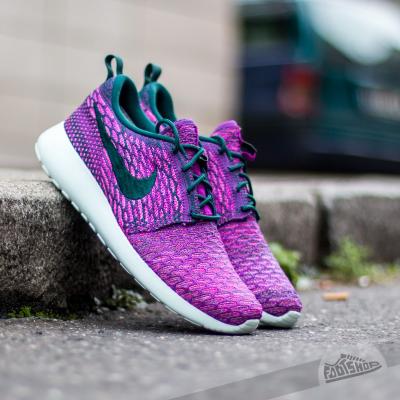 Nike Wmns Roshe One Flyknit Dark Atomic Teal/ Dark Atomic Teal-Wade Purple