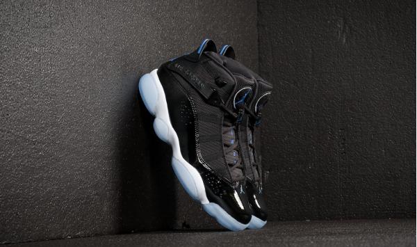 Jordan 6 Rings Black/ Hyper Royal-White