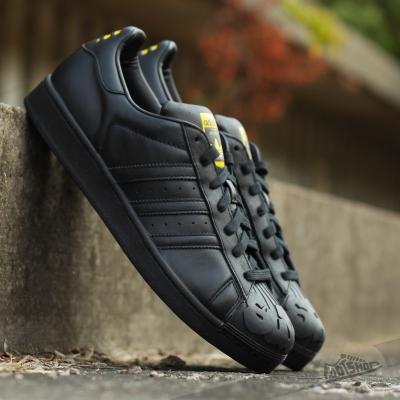 adidas Superstar Pharrell Supershell Carbon Black/ Carbon Black/ Yellow