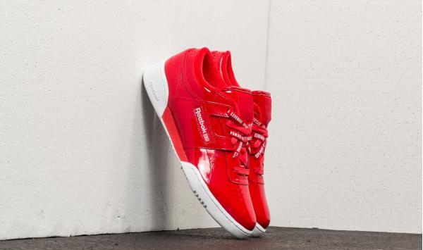 Reebok Workout Lo Clean Oc Scarlet/ White