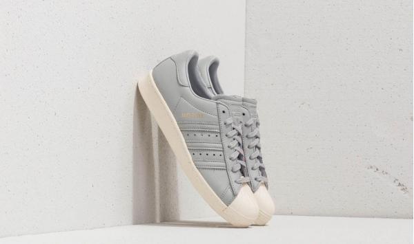 adidas Superstar 80s Grey Four/ Blue/ Red