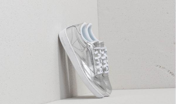 Reebok Club C 85 S Shine Silver/ White