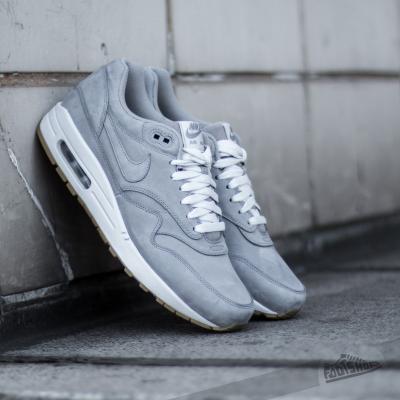 Nike Air Max 1 LTR Premium Medium Grey/ Medium Grey- Natural Grey