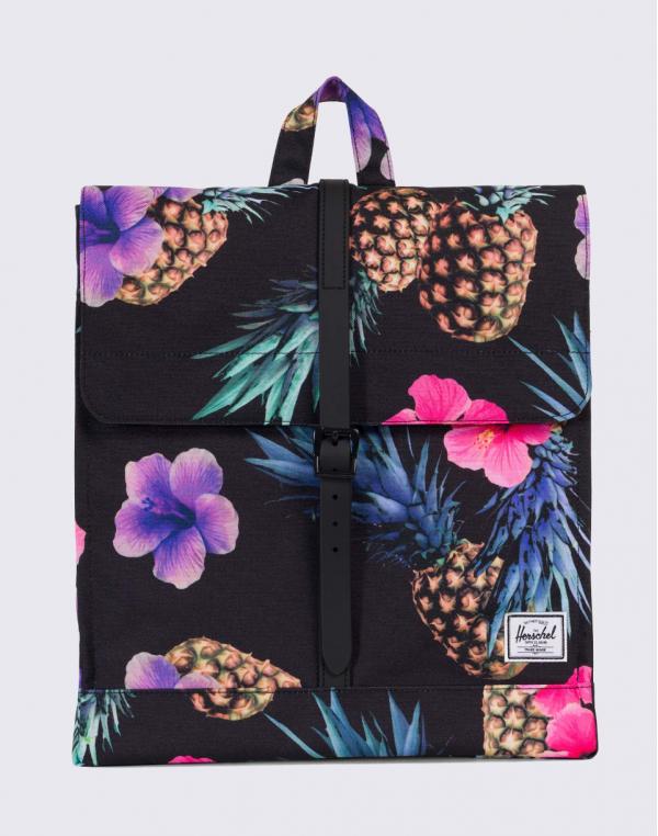 Herschel Supply City Black Pineapple/Black Rubber