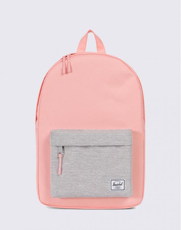 Herschel Supply Classic Mid-Volume Peach/Light Grey Crosshatch
