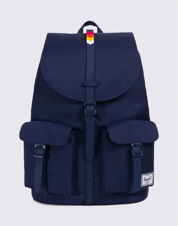 Herschel Supply Dawson Peacoat/Rainbow Chevron Rubber