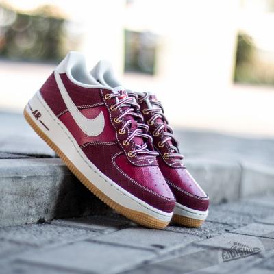 Nike Air Force 1 Premium GS Team Red/ Light Bone-Gum Light Brown