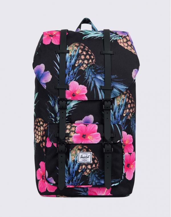 Herschel Supply Little America Black Pineapple / Black Rubber