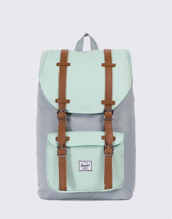 Herschel Supply Little America Mid-Volume Quarry/Yucca/Tan Synthetic Leather