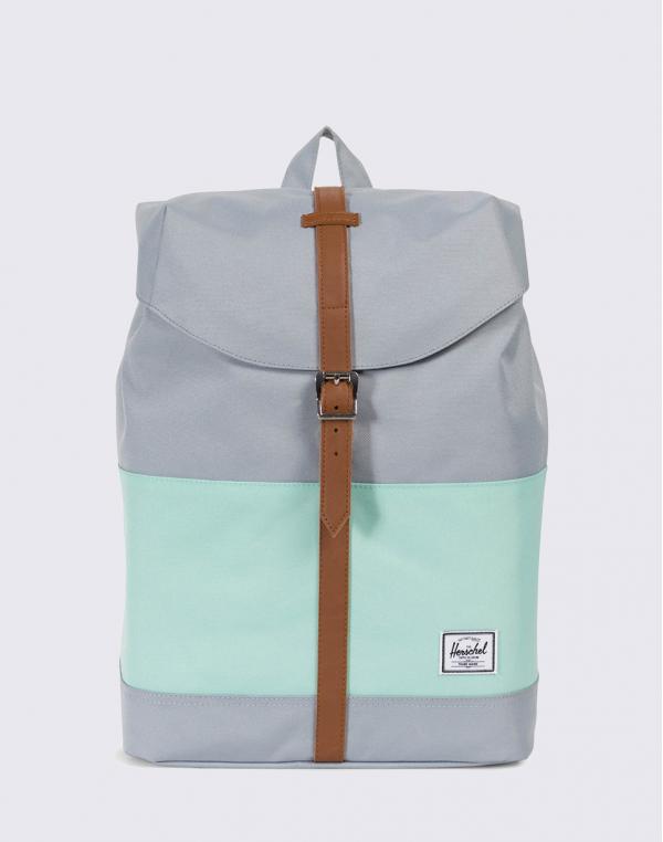 Herschel Supply Post Mid-Volume Quarry/Yucca/Tan Synthetic Leather