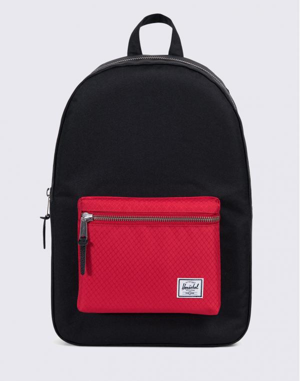 Herschel Supply Settlement Black/Scarlet