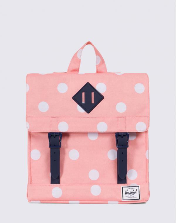 Herschel Supply Survey Kids Peach Polka Dot/Peacoat