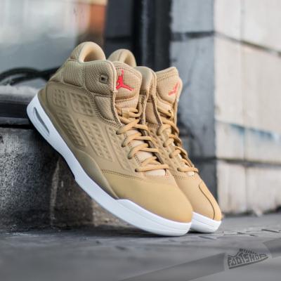 Jordan New School Flat Gold/ Infrared 23-White-Black