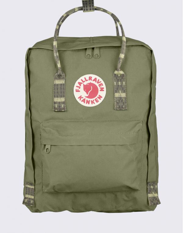 Fjällräven Kanken 620-913 Green-Folk Pattern