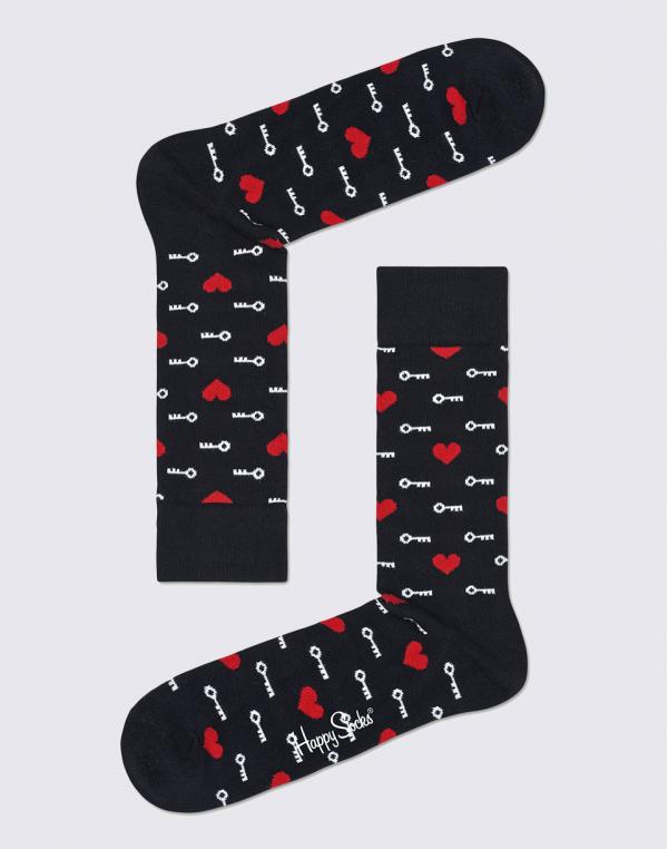 Happy Socks Key To My Heart KTM01-9000 41-46
