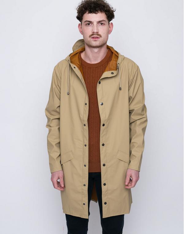 Rains Long Jacket 30 Desert L/XL