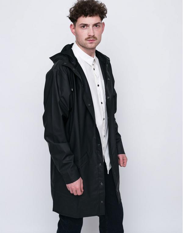 Rains Long Jacket 01 Black XS/S