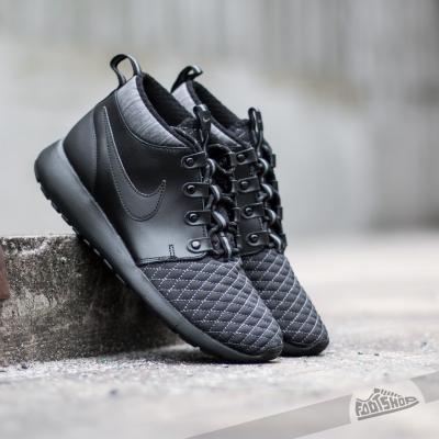 Nike Roshe One Mid Winter GS Black/ Black- Dark Grey