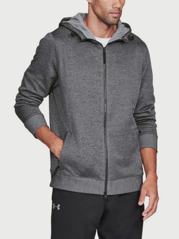 Mikina Under Armour Sportstyle Sweater Fleece FZ Šedá