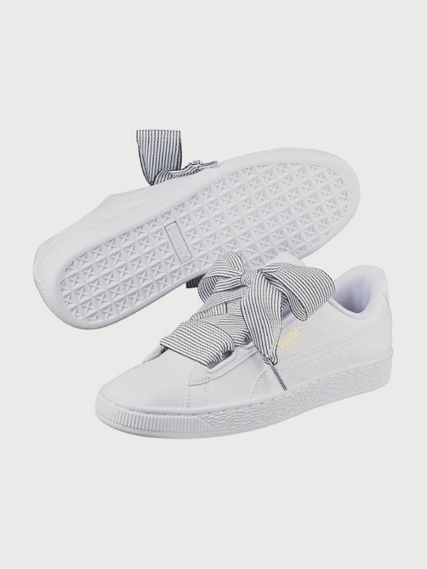 Boty Puma Basket Heart Wn s Bílá