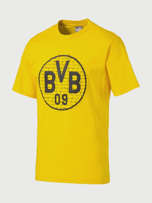 Tričko Puma BVB Fan Tee Žlutá