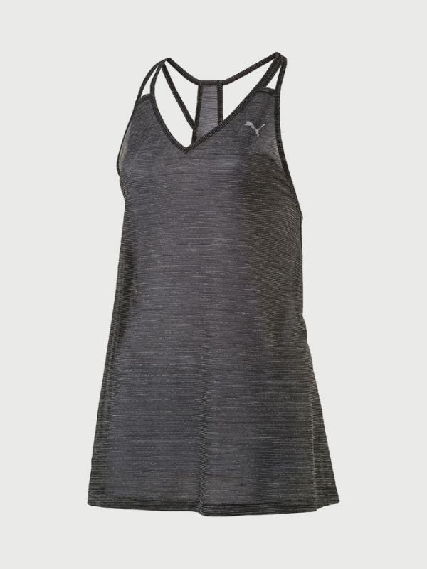 Tílko Puma Mesh it up Layer Tank Černá