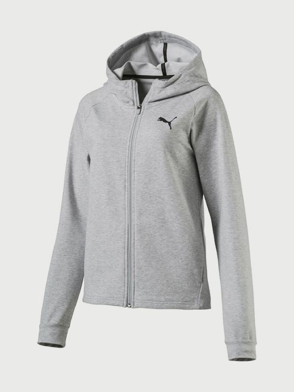 Mikina Puma URBAN SPORTS FZ Hoody TR Šedá