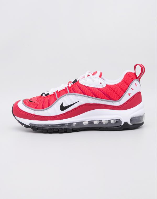 Nike Air Max 98 White/Black-Gym Red-Reflect Silver 40