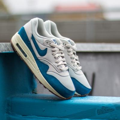 Nike Wmns Air Max 1 Essential Light Bone/ Brigade Blue- SL- Gum Midium Brown