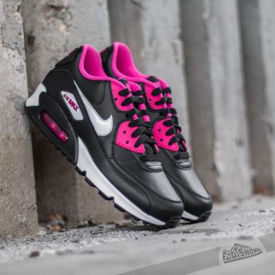 Nike Air Max 90 LTR (GS) Black/ White- Vivid Pink
