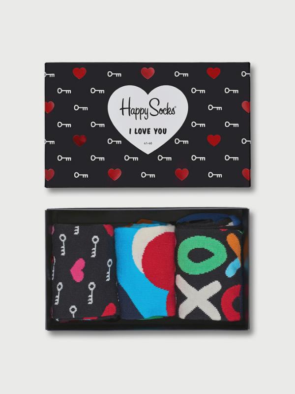 Ponožky Happy Socks XHEA08-9000 Černá