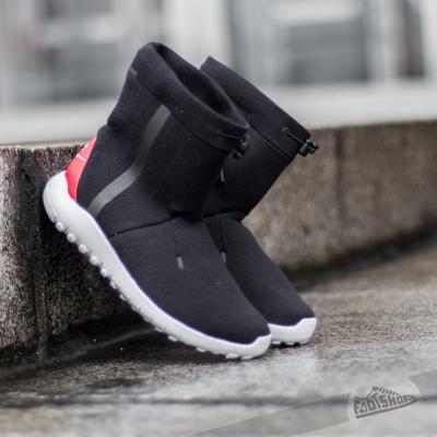 Nike Wmns Tech Fleece Mid Black/ White- Challenge Red
