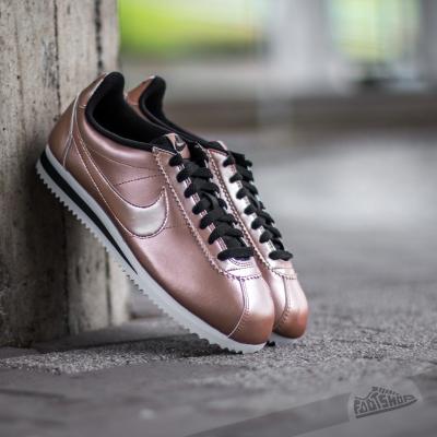 Nike Wmns Classic Cortez Leather Metallic Red Bronze/ Metallic Red Bronze- Black