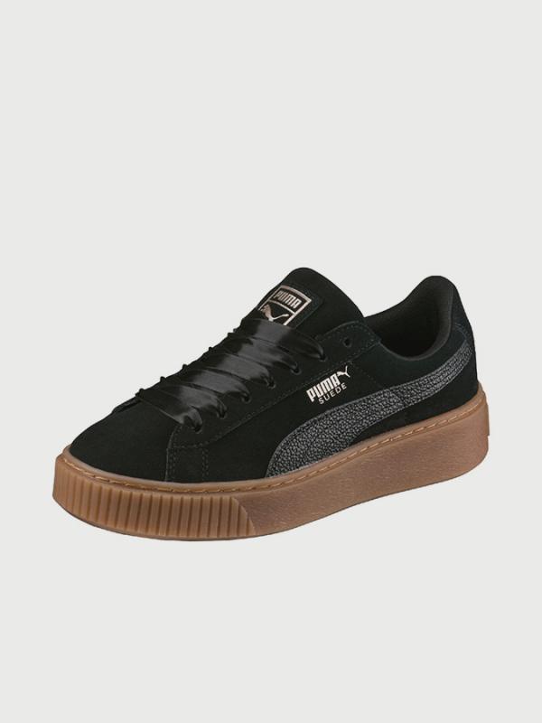 Boty Puma Suede Platform Bubble Wn s Černá