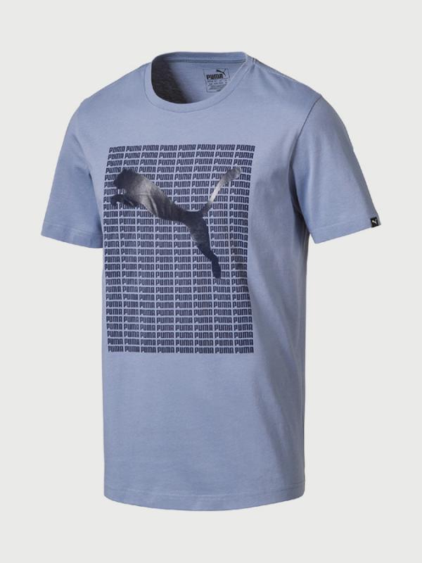 Tričko Puma Repeat Tee Modrá