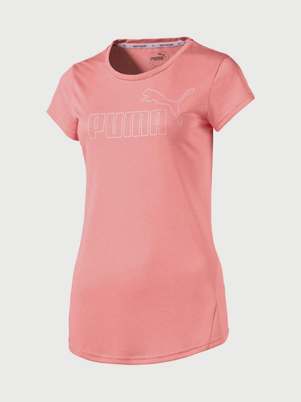 Tričko Puma ACTIVE ESS No.1 Tee W Růžová