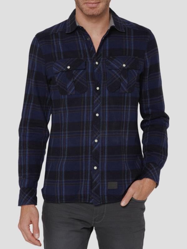 Košile O´Neill LM VIOLATOR FLANNEL Modrá