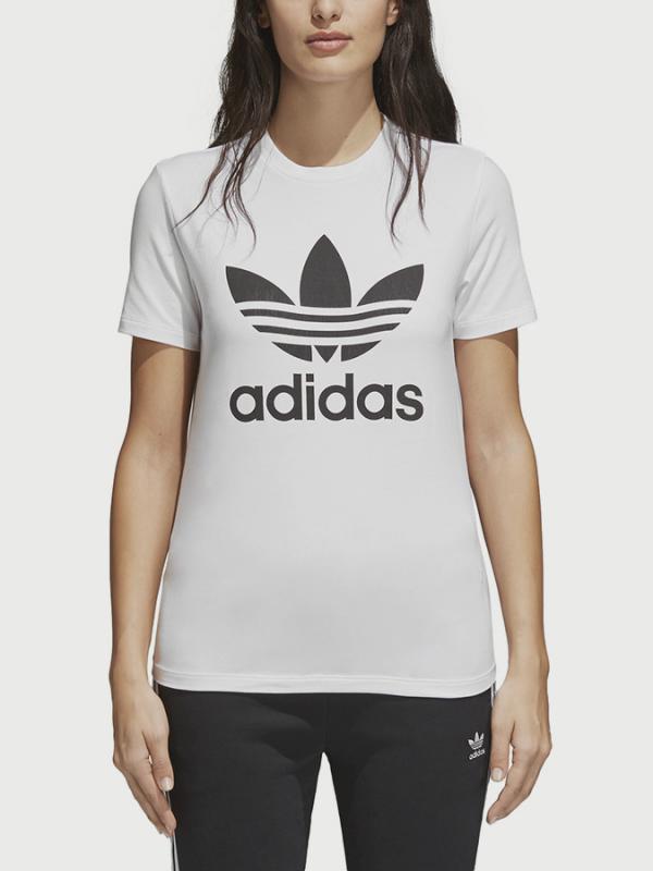 Tričko adidas Originals Trefoil Tee Bílá