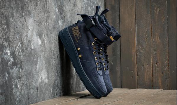 Nike SF Air Force 1 Mid Obsidian/ Obsidian/ Black