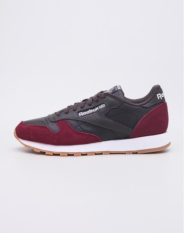 Reebok Classic Leather GI Coal/Urban Maroon/White-Gum 43