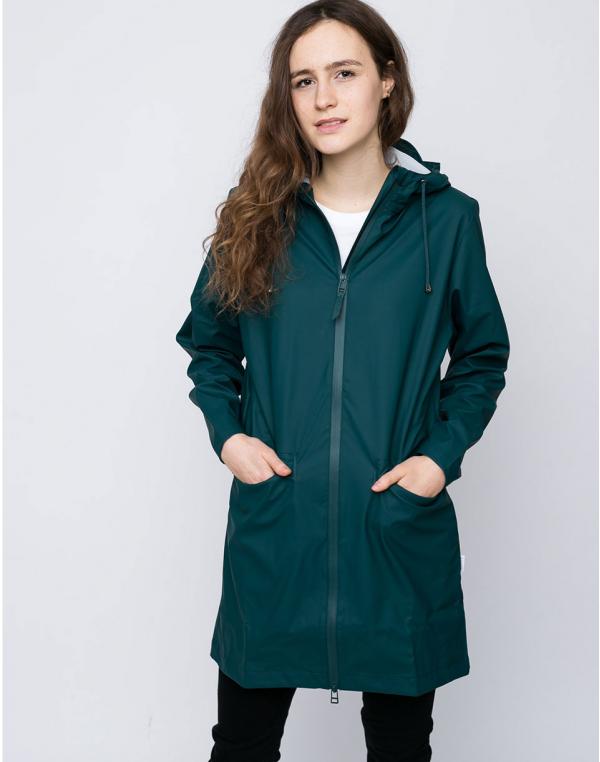 Rains W Coat 40 Dark Teal M/L