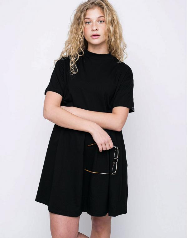 Šaty Lazy Oaf Sally Sack Black
