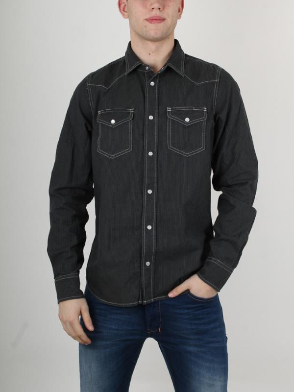 Košile Diesel NEW-SONORA CAMICIA Černá