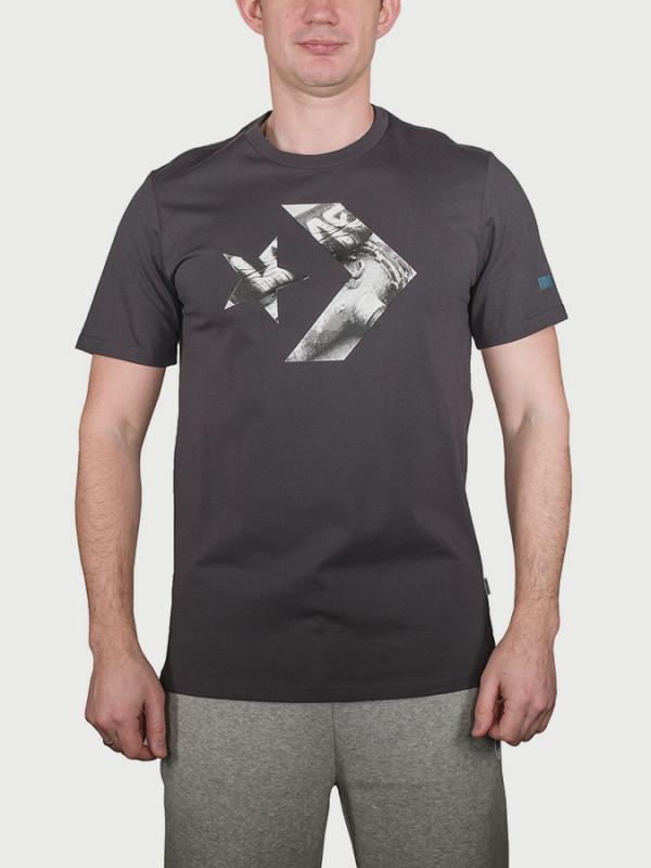 Tričko Converse Cons Star Chevron Photo Tee Černá