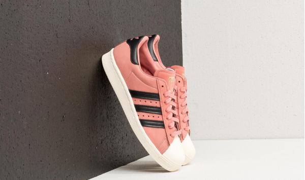 adidas Superstar 80s W Ash Pink/ Core Black/ Cream White