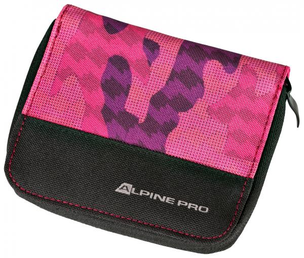 ALPINE PRO KUALA RŮŽOVÁ / FIALOVÁ Unisex peněženka UNI