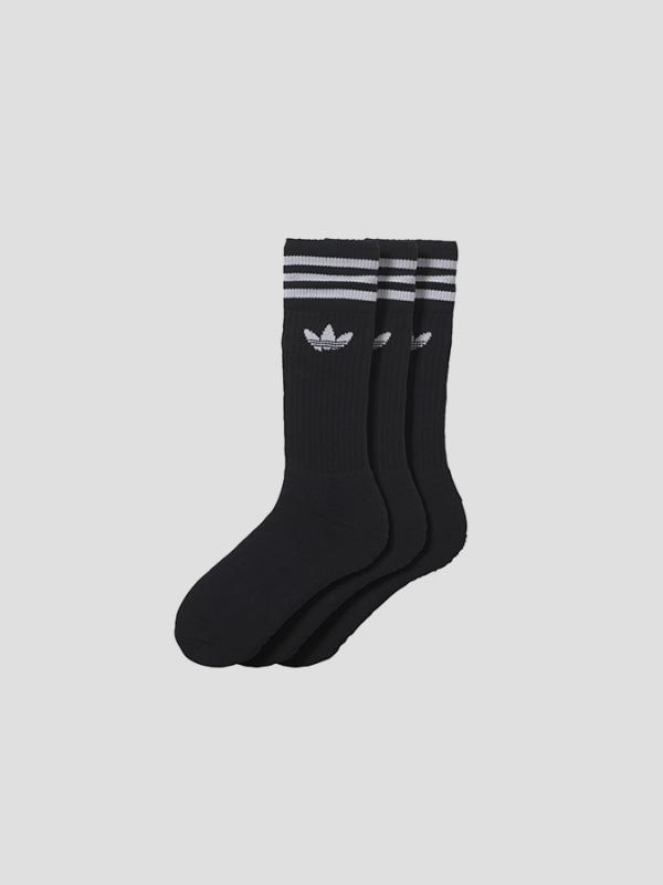 Ponožky adidas Originals SOLID CREW SOCK Černá