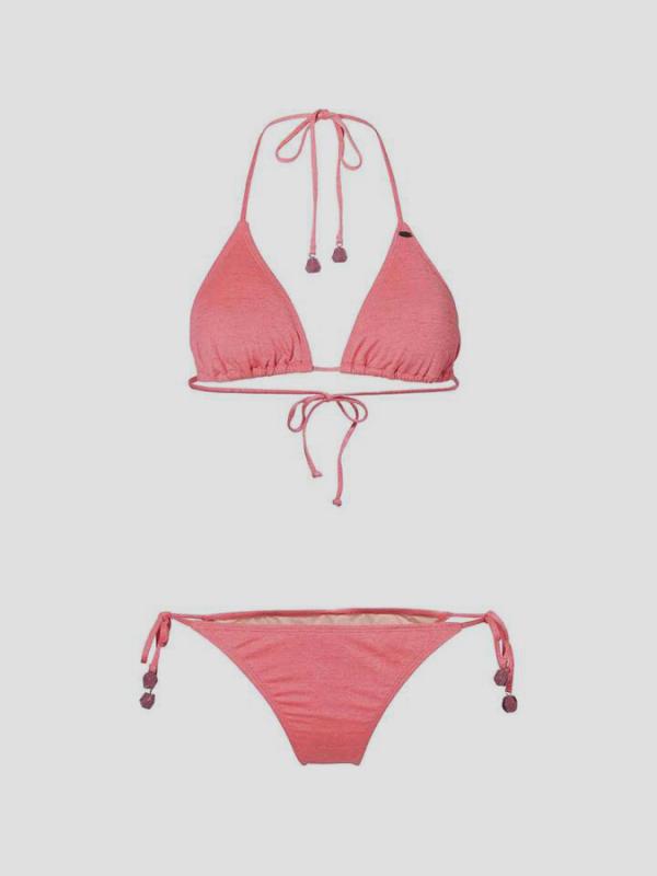 Bikiny O´Neill PW CROCHET&YD TRIANGLE BIKINI Růžová