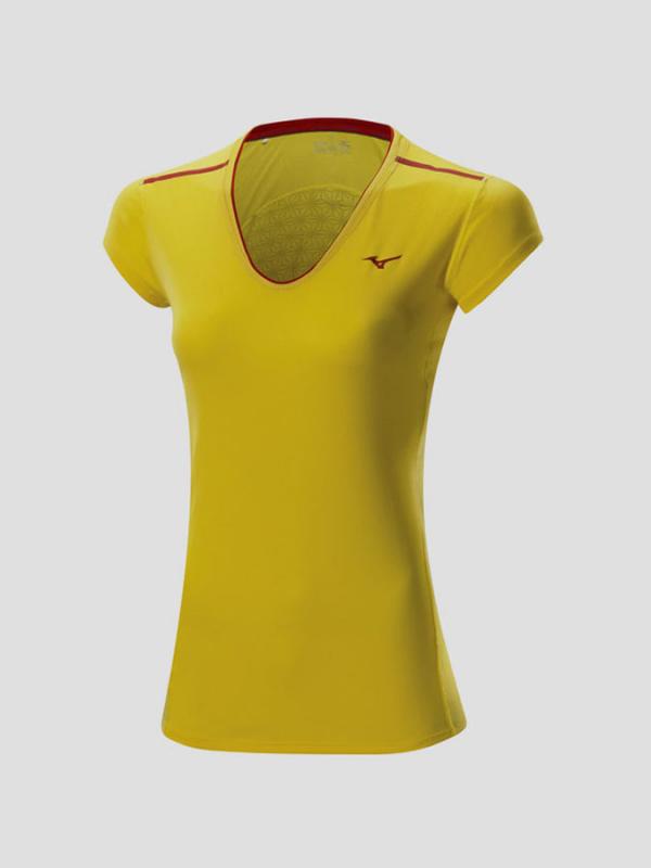 Tričko Mizuno DryLite Premium Tee Žlutá