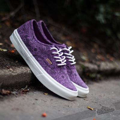 Vans Authentic Slim Motif Floral Grape Juice/ Marshmallow